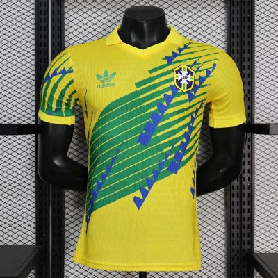 2026 Brazil x 1994 Brazil Home Player Version Retro Soccer Jersey