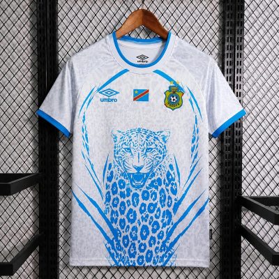 2026 DR Congo LeoPard Special Version White Soccer Jersey