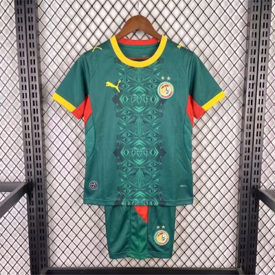 2026 Senegal Away Kids Soccer Jersey Size 16-28