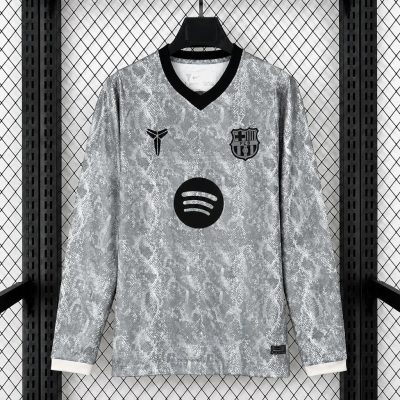 26/27 Barcelona Goalkeeper 2 Long Sleeve Soccer Jersey