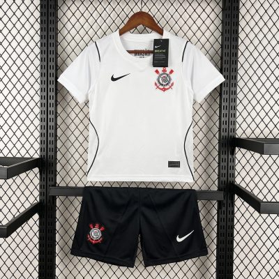 2026 Corinthians Home Kids Soccer Jersey Size 16-28