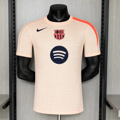 25/26 Barcelona Strike Training Player Version Soccer Jersey