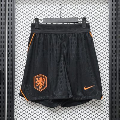 2026 Netherlands Black Player Version Soccer Shorts