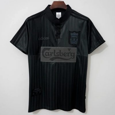 95 Liverpool Blackout Special Version Retro Soccer Jersey