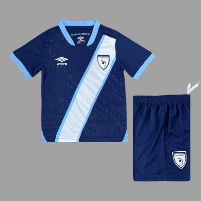 2025 Guatemala Away Kids Soccer Jersey Size 16-28