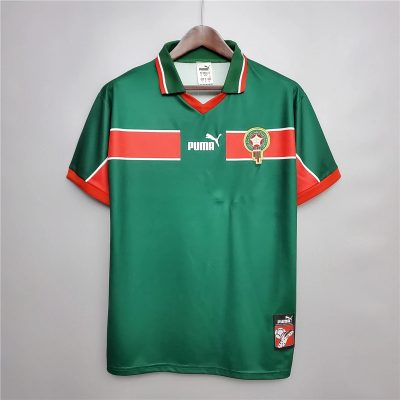 1998 Morocco Home Retro Soccer Jersey
