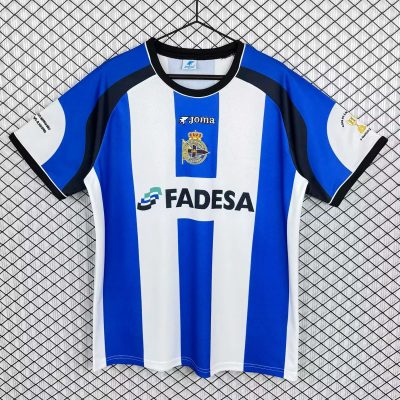 01/02 La Coruna Home Retro Soccer Jersey