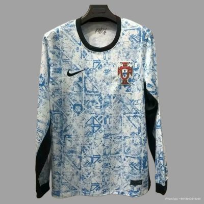 2024 Portugal away long sleeve soccer jersey