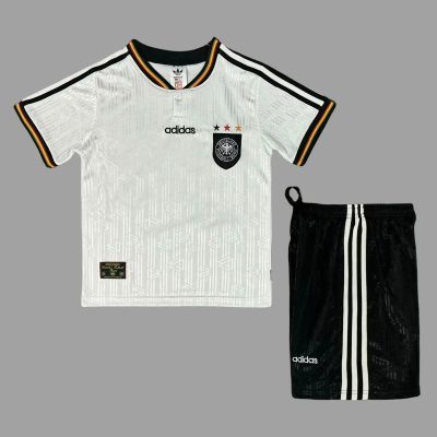1996 Germany Home Kids Retro Soccer Jersey Size 16-28