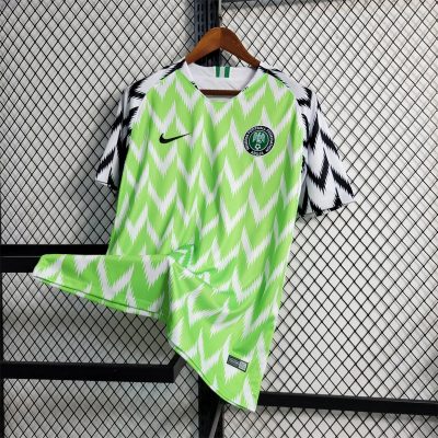 2018 Nigeria Home Retro Soccer Jersey