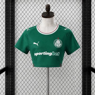 2026 Palmeiras Home Women Crop Jersey