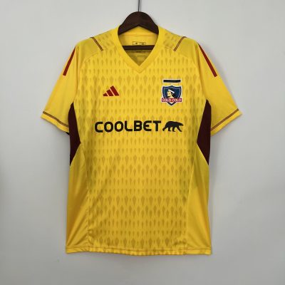 23-24 colo colo yellow goalkeeper jersey