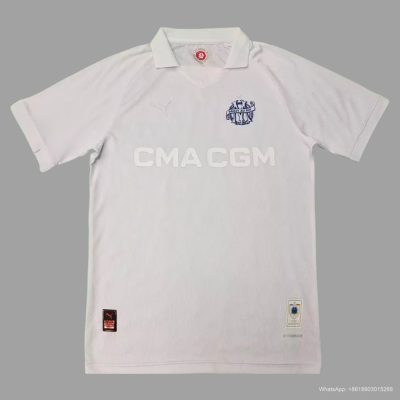24/25 Marseille 125 Years Anniversary White Player Version Soccer Jersey