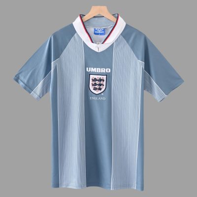 1996 England Away Retro Soccer Jersey
