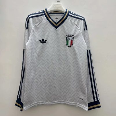 2026 Italy Away Long Sleeve Soccer Jersey