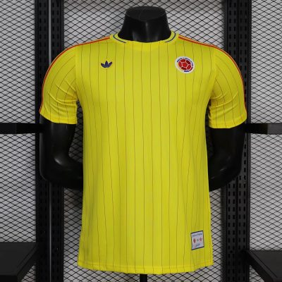 2026 Colombia Terrace Icons Yellow Player Version Soccer Jersey