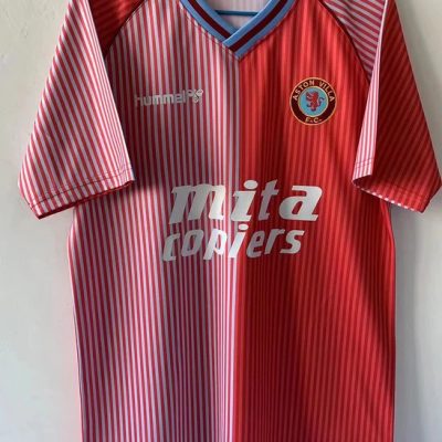 87/89 Aston Villa Home Retro Soccer Jersey