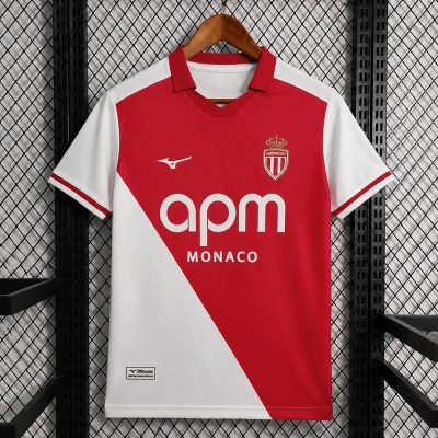 26/27 AS Monaco Home Soccer Jersey