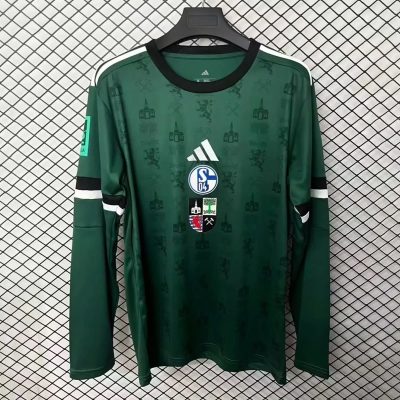25/26 Schalke 04 150 Years Anniversary Long Sleeve Soccer Jersey