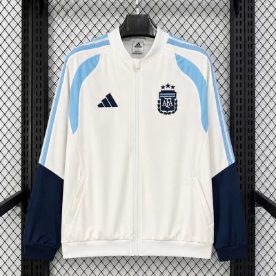 2026 Argentina White Presentation Jacket
