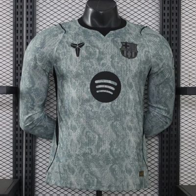 26/27 Barcelona Goalkeeper 2 Long Sleeve Player Version Soccer Jersey