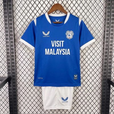 26/27 Cardiff City Home Kids Soccer Jersey