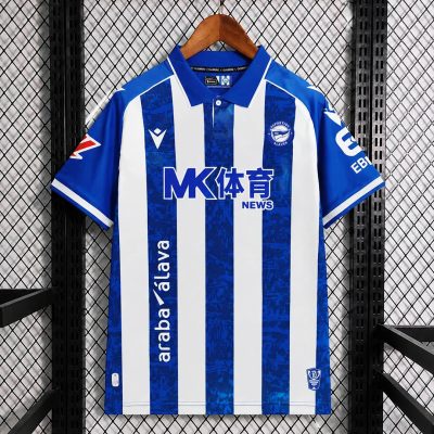 26/27 Alaves Home Soccer Jersey