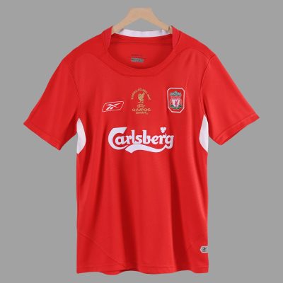 04/05 Liverpool Home Champions Final Retro Soccer Jersey