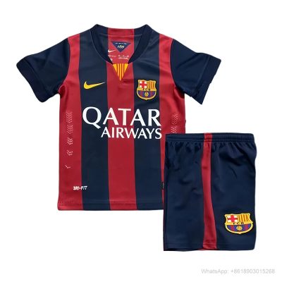 14/15 barcelona home retro kids soccer jersey yupoo