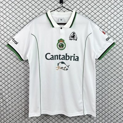 98/01 Santander Home Retro Soccer Jersey