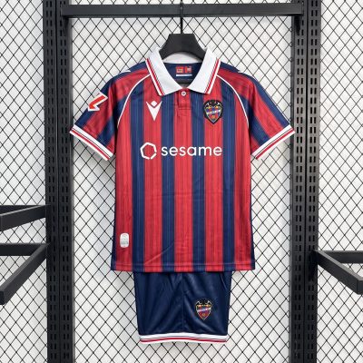 26/27 Levante UD Home Kids Soccer Jersey