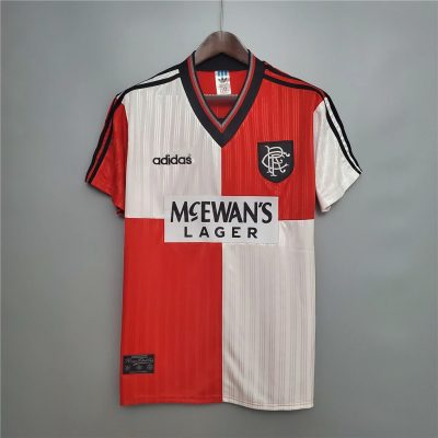 95/96 Rangers Away Retro Soccer Jersey