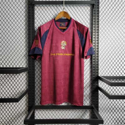 2010 West Ham United Iron Maiden Away Retro Soccer Jersey