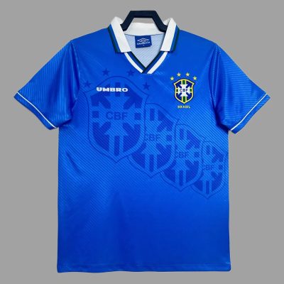1996 Brazil Away Retro Soccer Jersey