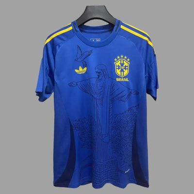 24/25 Brazil Special Version Blue Soccer Jersey