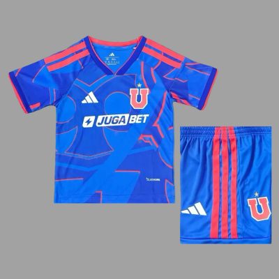 2026 Universidad de Chile Home Kids Soccer Jersey Size 16-28