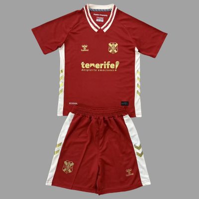 25/26 Tenerife Away Kids Soccer Jersey Size 16-28