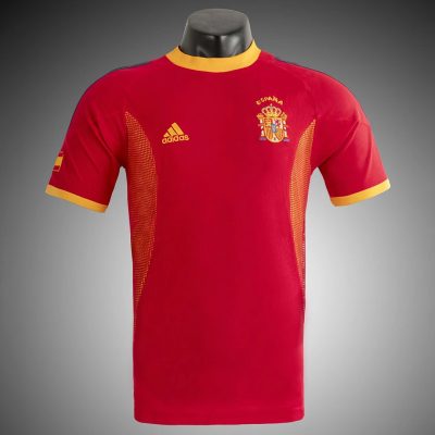 2002 Spain Home Retro Soccer Jersey
