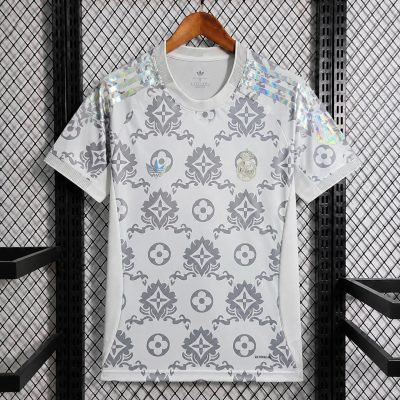 26/27 Real Madrid x LV White Gray Soccer Jersey