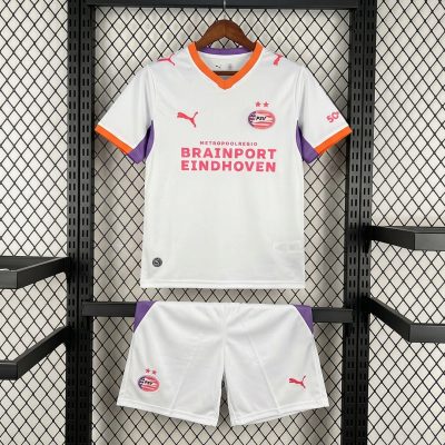 26/27 PSV Eindhoven Away Kids Soccer Jersey