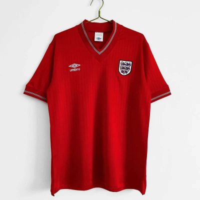 1984 England Away Retro Soccer Jersey