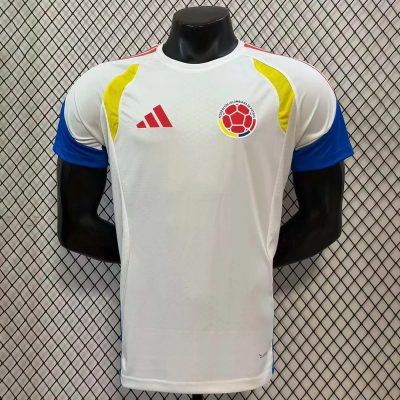 2026 Colombia White Training Player Version Soccer Jersey