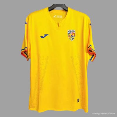 2024 Romania Home Soccer Jersey