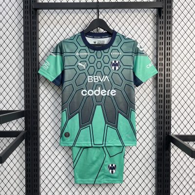 26/27 Rayados Monterrey Goalkeeer 2 Kids Soccer Jersey