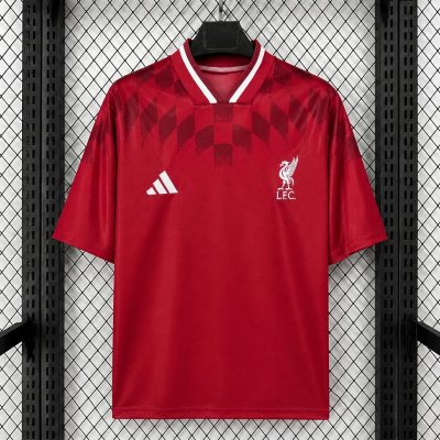 26/27 Liverpool Stadium Burgundy Retro Soccer Jersey