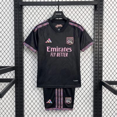 26/27 Lyon Third Kids Soccer Jersey