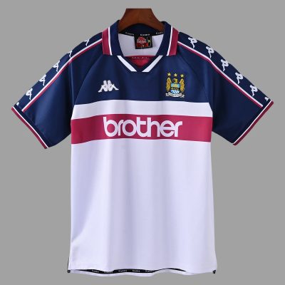 97/98 Manchester City Away Retro Soccer Jersey