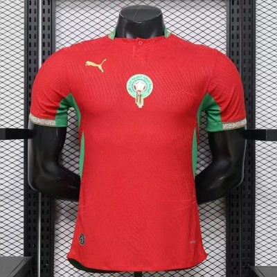 2026 Morocco Home Player Version Soccer Jersey