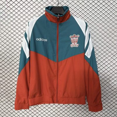 92/93 Liverpool Centenary Red Green Windbreaker