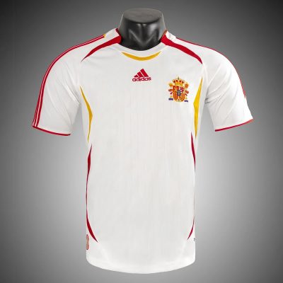 2006 Spain Away Retro Soccer Jersey